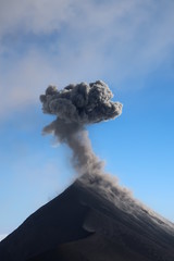 Aschewolke Vulkan Guatemala