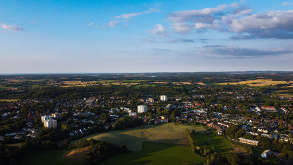 aerial view of a city