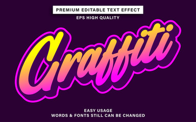 Graffiti text effect