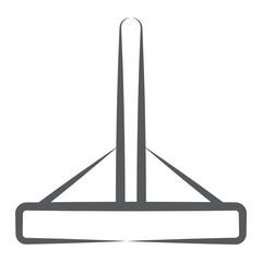 
Household or glass cleaning wiper icon in line style 
