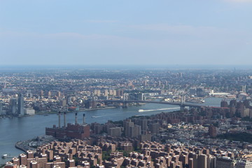 Fototapeta premium Aerial view of New York City.