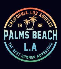 Summer theme vector graphics for t-shirt prints posters and other uses.