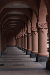 archway in the old town of armenia