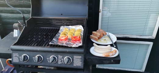 barbecue in the garden