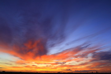 Fototapeta premium The sky before sunrise