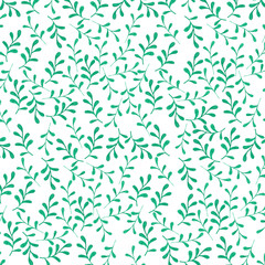 hand painted leaves pattern image