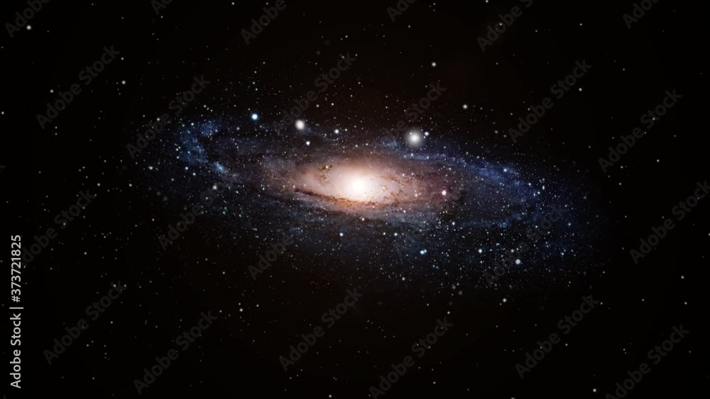 Wall mural a galaxy in a star-studded universe, cosmos