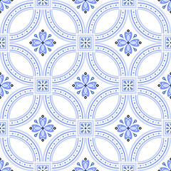 seamless tiles pattern vector