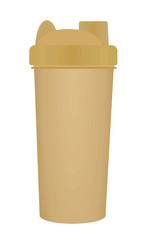 Protein shaker isolated. vector illustration