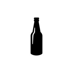 Bottle icon isolated vector on white
