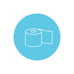 Tissue paper vector. Tissue vector. Tissue on blue background. free space for text.