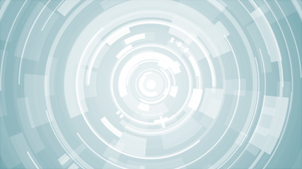 Circle white blue bright technology Hi-tech background. Abstract graphic digital future concept design.