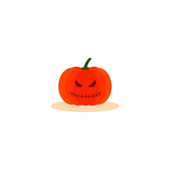 This is a pumpkin isolated on white background.