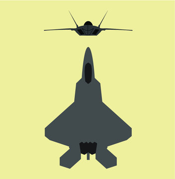 gray fighter jet top view clip art preview