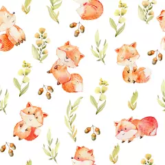 Aquarell Fuchsmuster. © Tapilipa