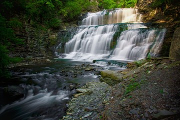 Fototapeta premium waterfall in the forest