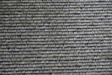 Wooden wall on an old wooden house