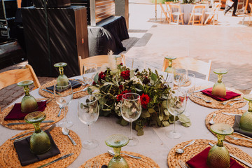 Detalles de mesas de boda