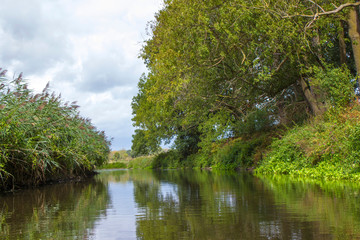 Fototapeta premium Niers River, Lower Rhine Region, Germany