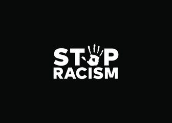 Let alone racism themed design, hand making a stop sign