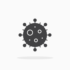 Virus, coronavirus icon.