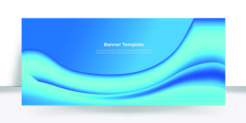 Business banner wave set, card brochure cover template.