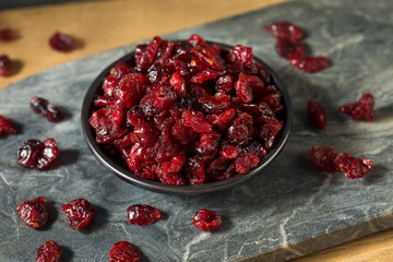 Raw Red Organic Dried Cranberries