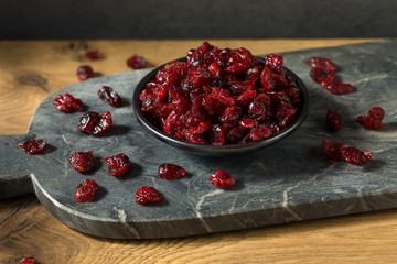 Raw Red Organic Dried Cranberries