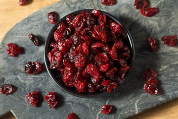 Raw Red Organic Dried Cranberries