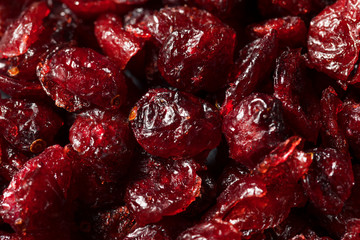 Raw Red Organic Dried Cranberries