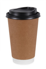 Paper cup of coffee