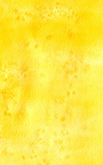 Abstract watercolor background for textures backgrounds and design. Yellow.