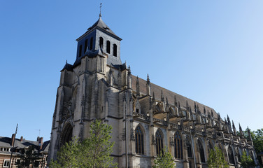 The Catholic church of Saint Jacques was built in the first half of the 16th century, Lisieux,...