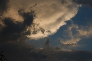 clouds of monsoon