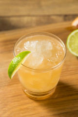 Boozy Refreshing Rum Navy Grog Cocktail