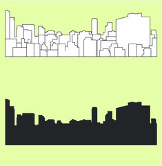 Osaka, Japan skyline