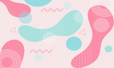 Abstract background with smooth color effect . Modern design and connecting dots and shape  . Vector illustration for design.