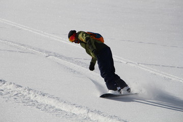 skiing man skier winter ski resort
