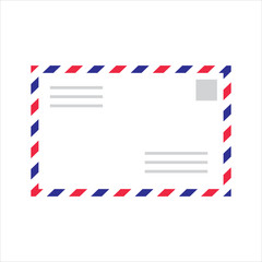 Envelope Icon Vector Symbol Illustration Background
