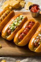 Healthy Homemade Turkey Hot Dogs