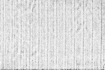Grunge texture of natural fabric with vertical stripes. Abstract monochrome background of simple coarse fabric. Vector illustration. Overlay template.
