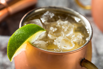 Boozy Bourbon Kentucky Mule Cocktail