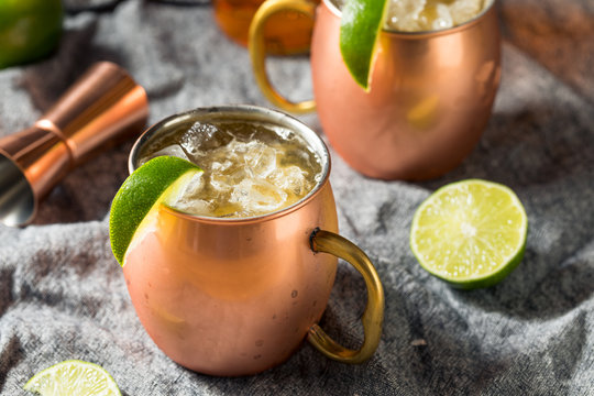 Boozy Bourbon Kentucky Mule Cocktail