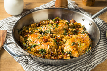 Homemade Creamy Italian Tuscan Chicken