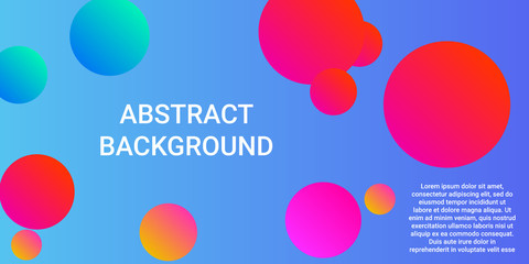 Trendy gradients of balls shapes.