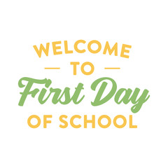 Welcome Back To School, Public School, Elementary School, Classroom Poster, Flyer for Teachers, Educators, Vector Illustration Background