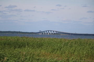 Öland Bridge between Öland Island and Kalmar, Sweden  © ClaraNila