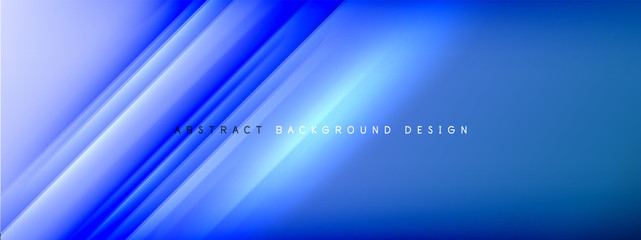 Motion concept neon shiny lines on liquid color gradients abstract backgrounds. Dynamic shadows and lights templates for text