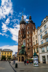Fototapeta premium St. Mary's Church in Cracow, Poland