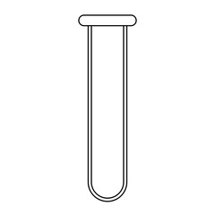 Test tube transparent icon. Test tube symbol design from Science